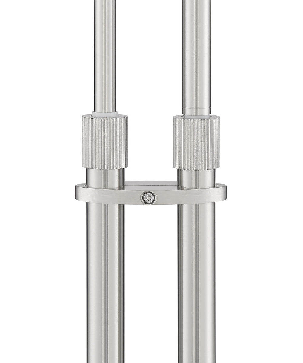 Dessau Turbo LED Floor Lamp Satin Nickel