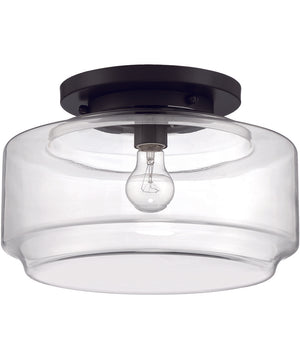 Peri 1-Light Flushmount Flat Black
