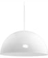 Perimeter 1-Light Mid-Century Modern Pendant with metal Shade White