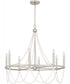 Brigitta 8-light Chandelier Brushed Nickel