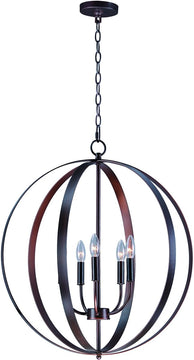 24"W Provident 5-Light Chandelier Oil Rubbed Bronze