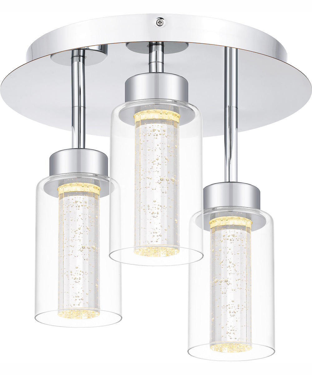 Jade Medium Flush Mount Polished Chrome