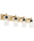 Fallstaff 4-light Bath Vanity Light Aged Brass