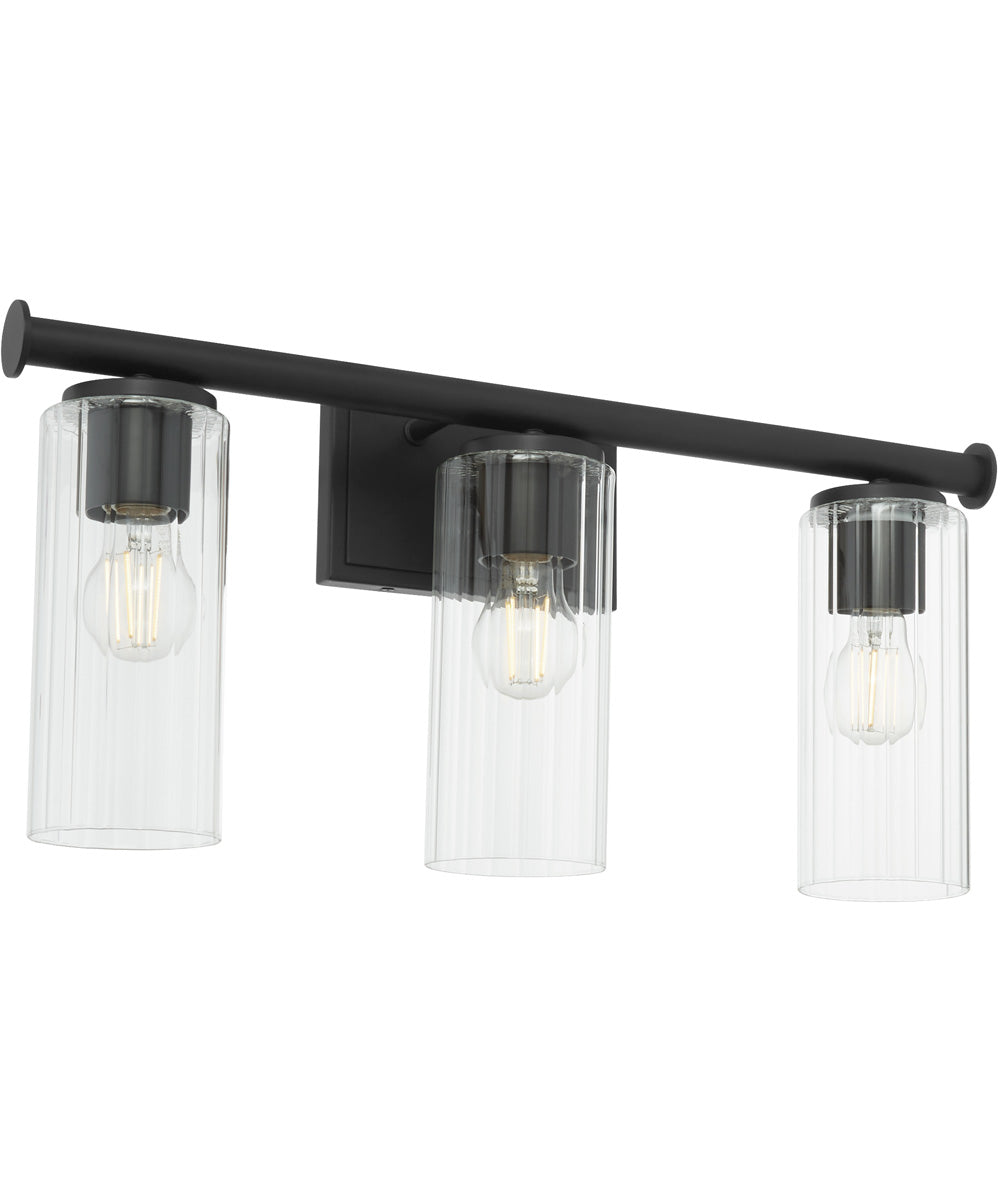 Tamara Day's Mercier 3-light Bath Vanity Light Matte Black