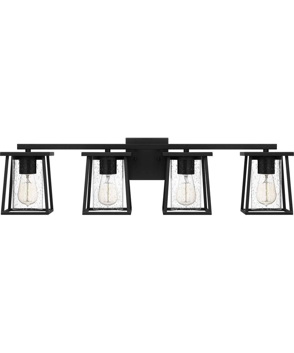 Lodge Extra Large 4-light Bath Light Matte Black
