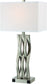 31"H Hamo II 1-Light Table Lamp Polished Silver