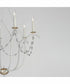 Formosa 6-Light Chandelier Ecru/Venetian Gold