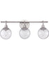 Que 3-Light Vanity Chrome
