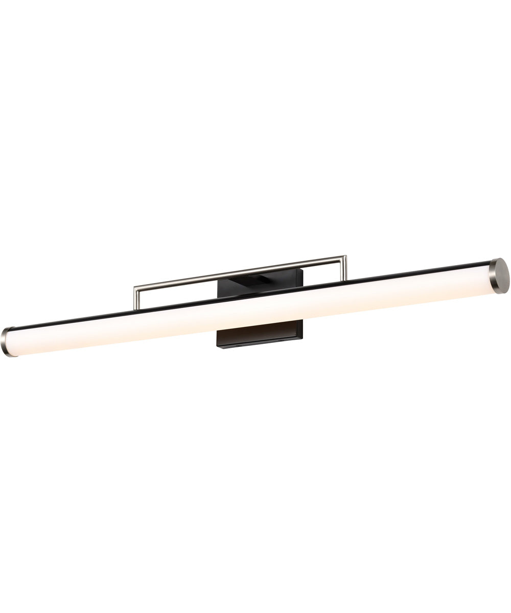 Solano  Vanity & Wall Black / Brushed Nickel