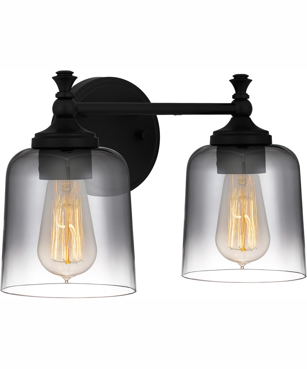 Jenson Medium 2-light Bath Light Matte Black