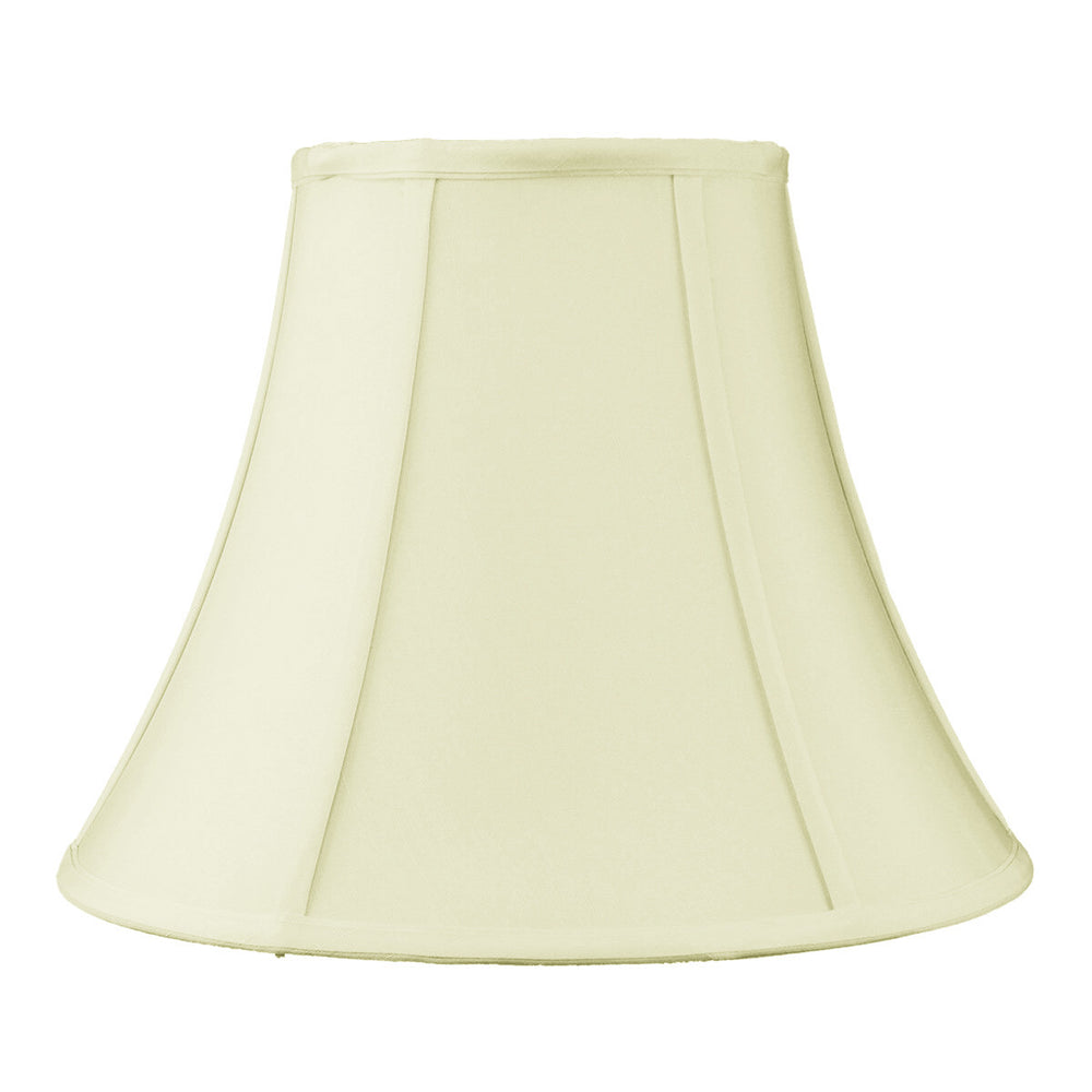 14"W x 11"H SLIP UNO FITTER Egg Shell Shantung Bell Lampshade