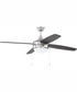 52" Phaze Energy Star 4 Blade 2-Light Ceiling Fan Brushed Polished Nickel