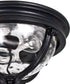 Maxim Camden VX 3-Light Outdoor Ceiling Mount Black 41420WGBK