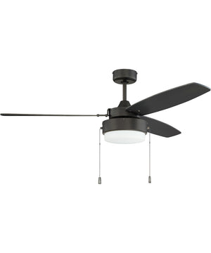 52" Intrepid 2-Light LED Ceiling Fan (Blades Included) Espresso