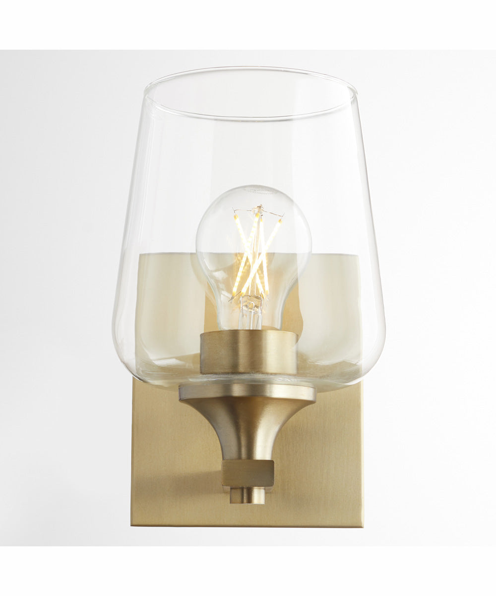 Veno 1-light Wall Mount Light Fixture Aged Brass