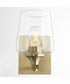 Veno 1-light Wall Mount Light Fixture Aged Brass
