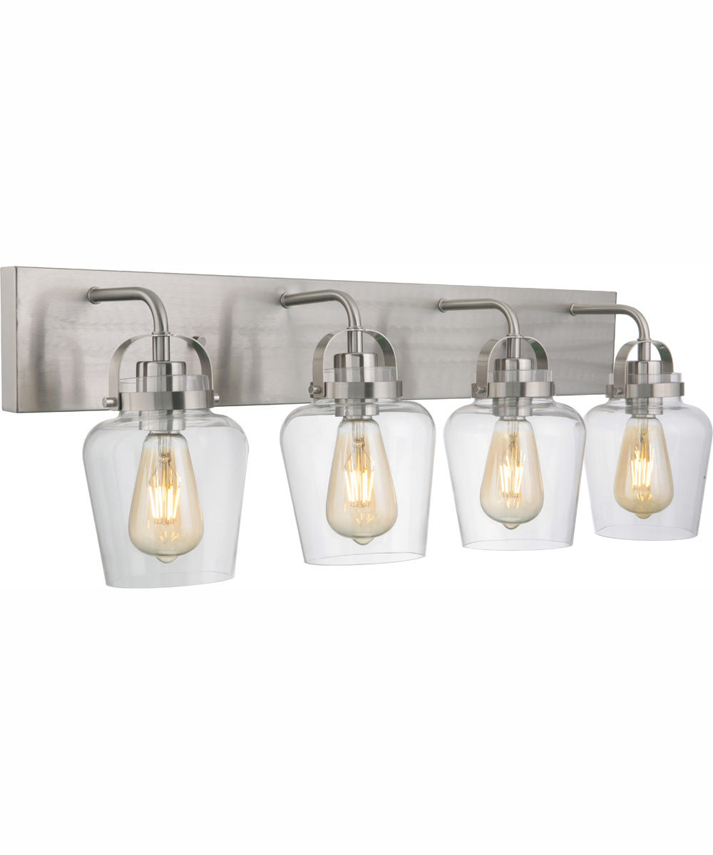 Trystan 4-Light Vanity Brushed Polished Nickel