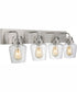 Trystan 4-Light Vanity Brushed Polished Nickel