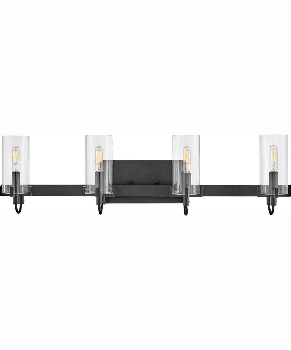 Ryden 4-Light Four Light Vanity in Black