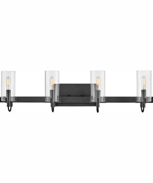 Ryden 4-Light Four Light Vanity in Black