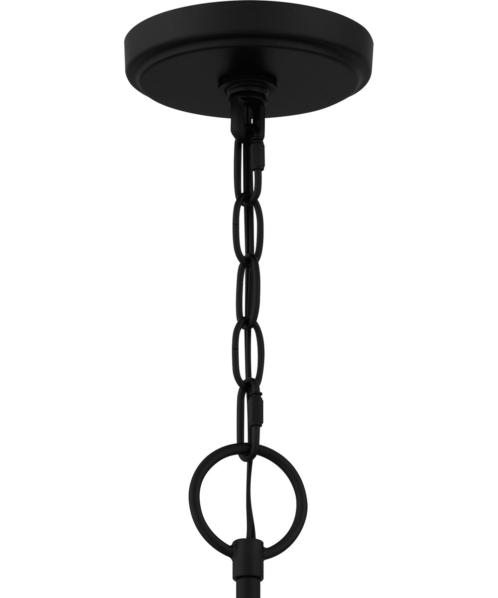 Hillside 5-light Chandelier Matte Black