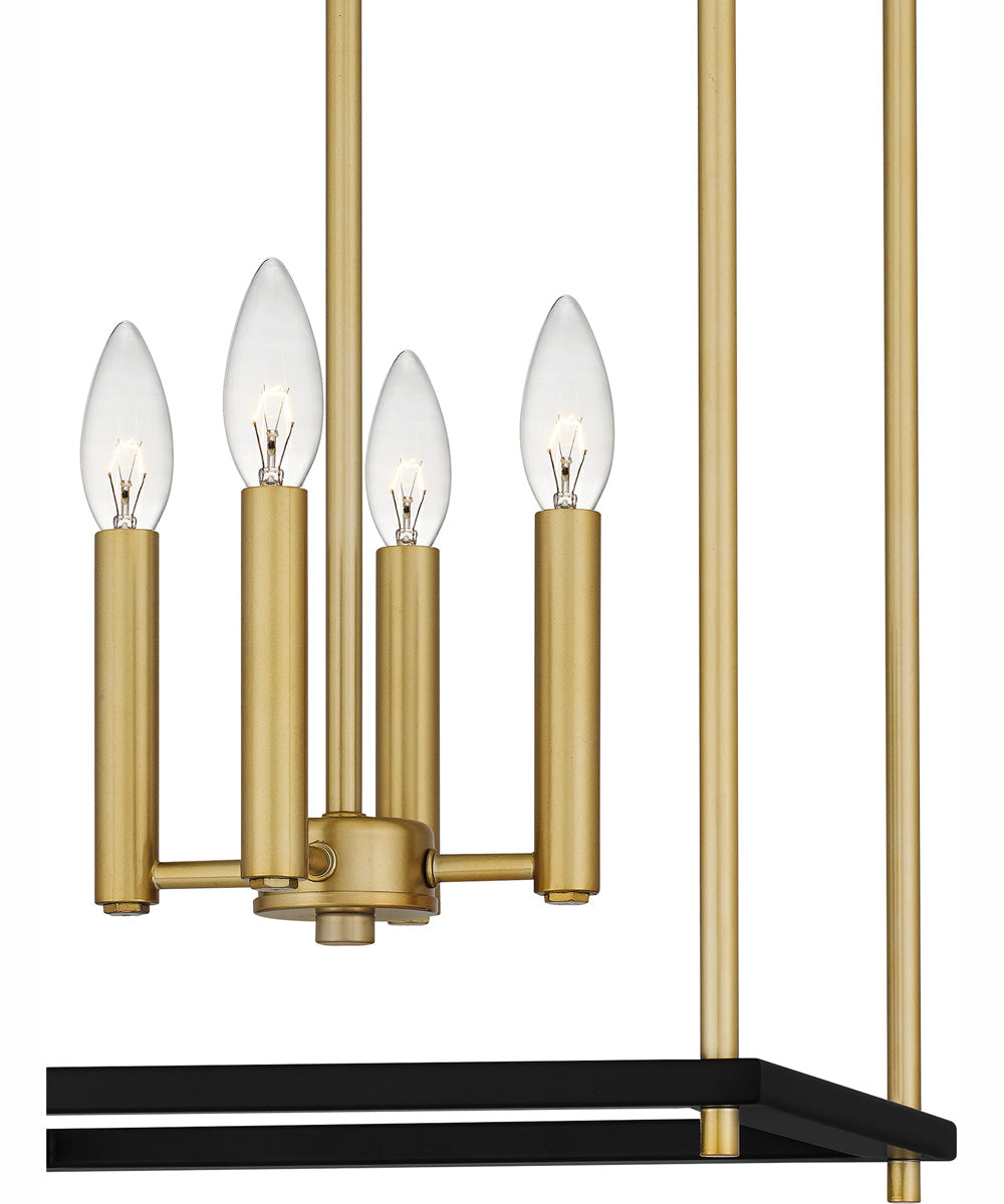 Kynwyd 4-light Pendant Matte Black