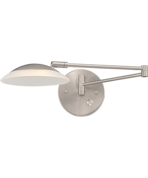 Meran Turbo LED Wall Sconce Satin Nickel