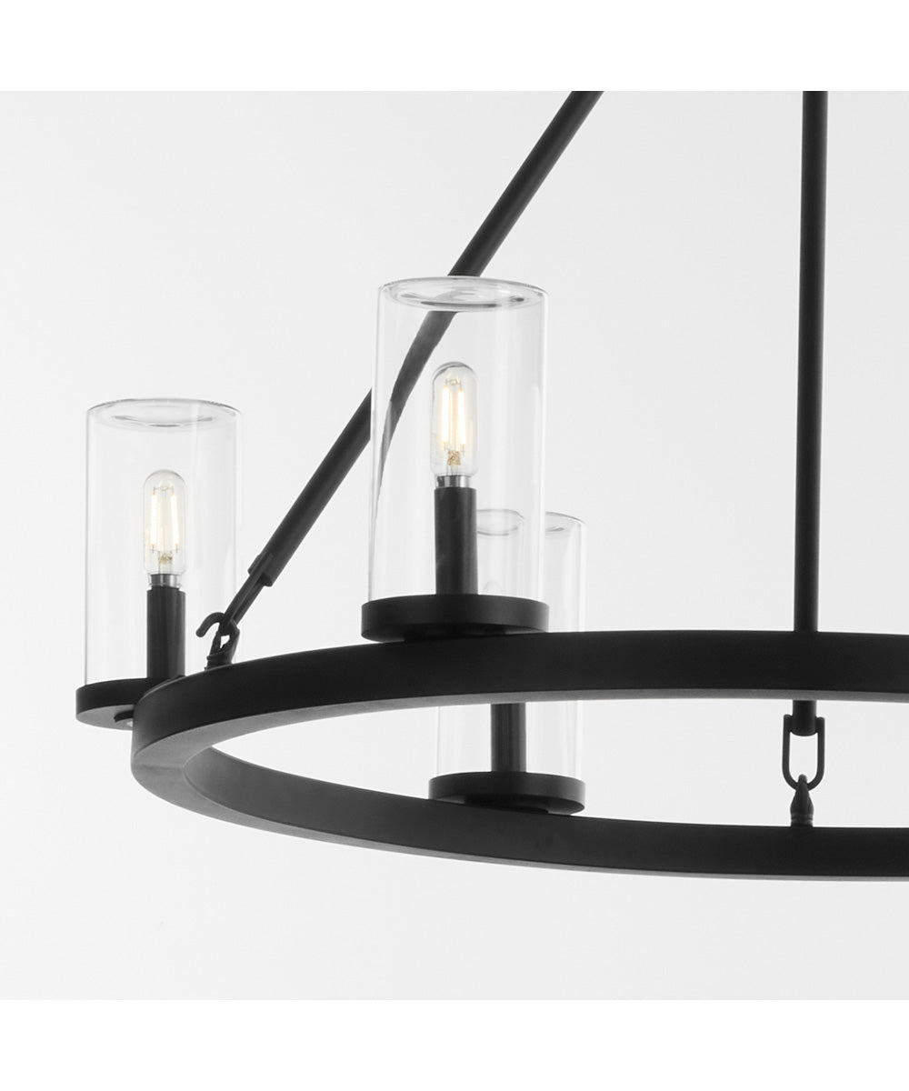 Gentry 6-light Chandelier Matte Black