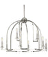 Seneca 9-Light Farmhouse Chandelier Light Polished Nickel
