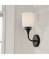 Presley 1-Light Sconce Matte Black