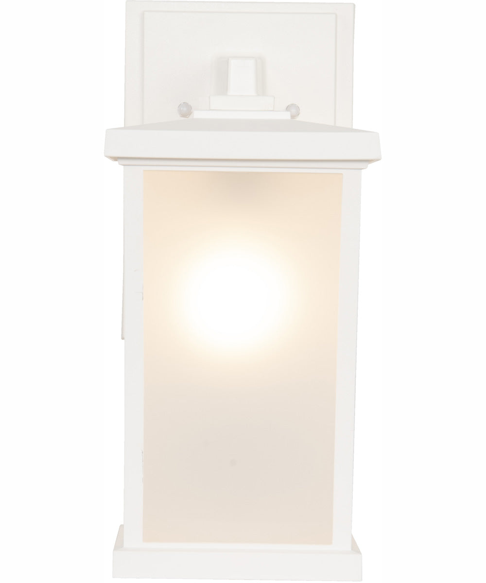 Resilience Lanterns 1-Light Outdoor Wall Lantern Matte White