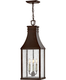 Beacon Hill 3-Light Medium Hanging Lantern in Blackened Copper