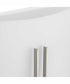 Modern Glass Sconce 2-Light Wall Sconce Brushed Nickel
