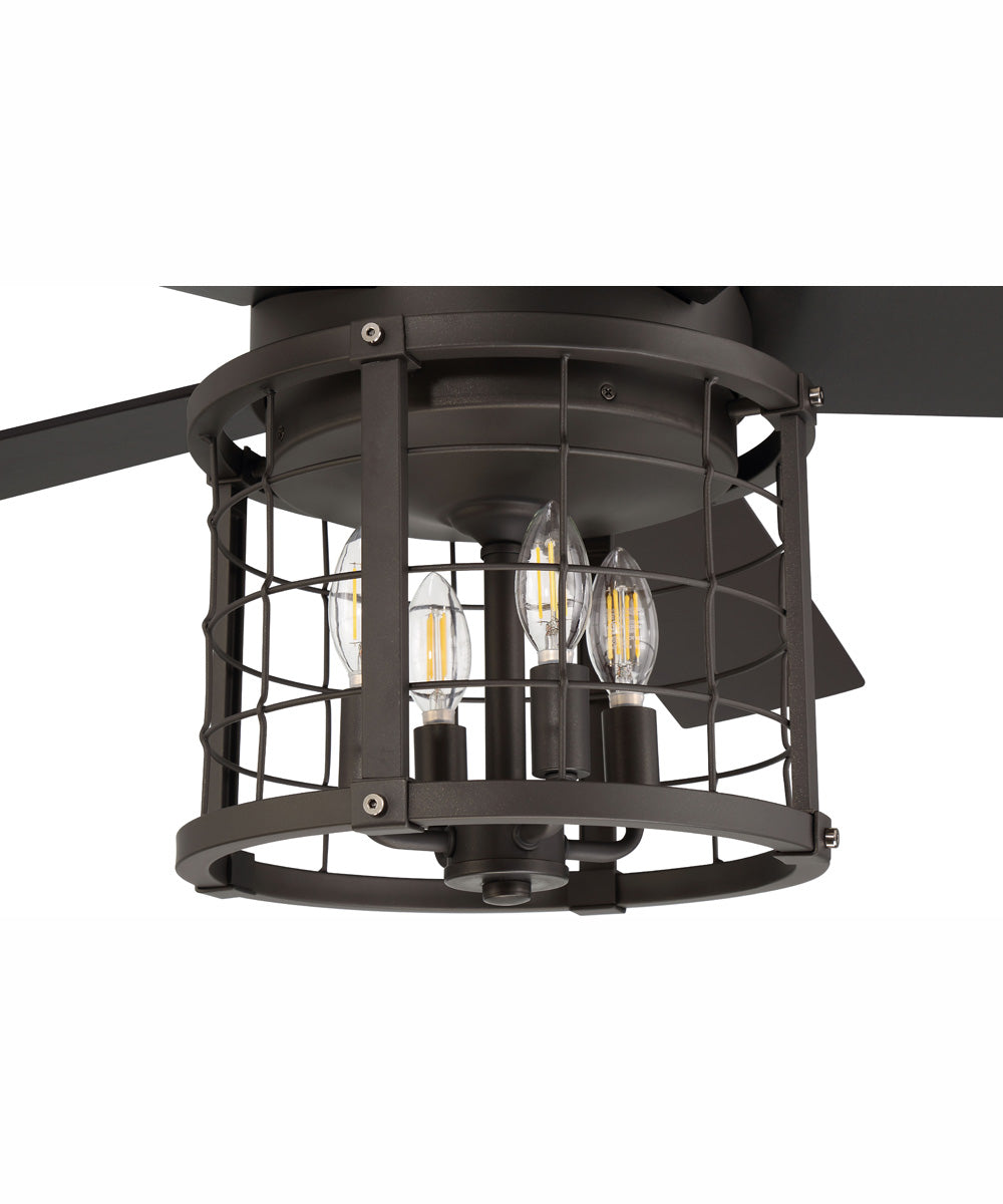 56" Nicolas 4-Light Ceiling Fan Espresso