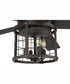 56" Nicolas 4-Light Ceiling Fan Espresso
