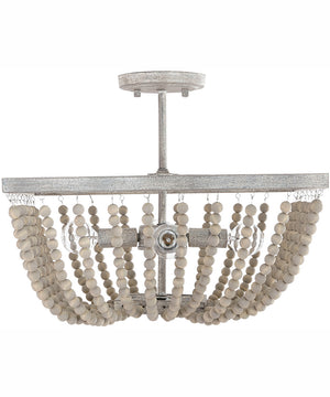 Sarah 4-Light Semi-Flush Mystic Sand