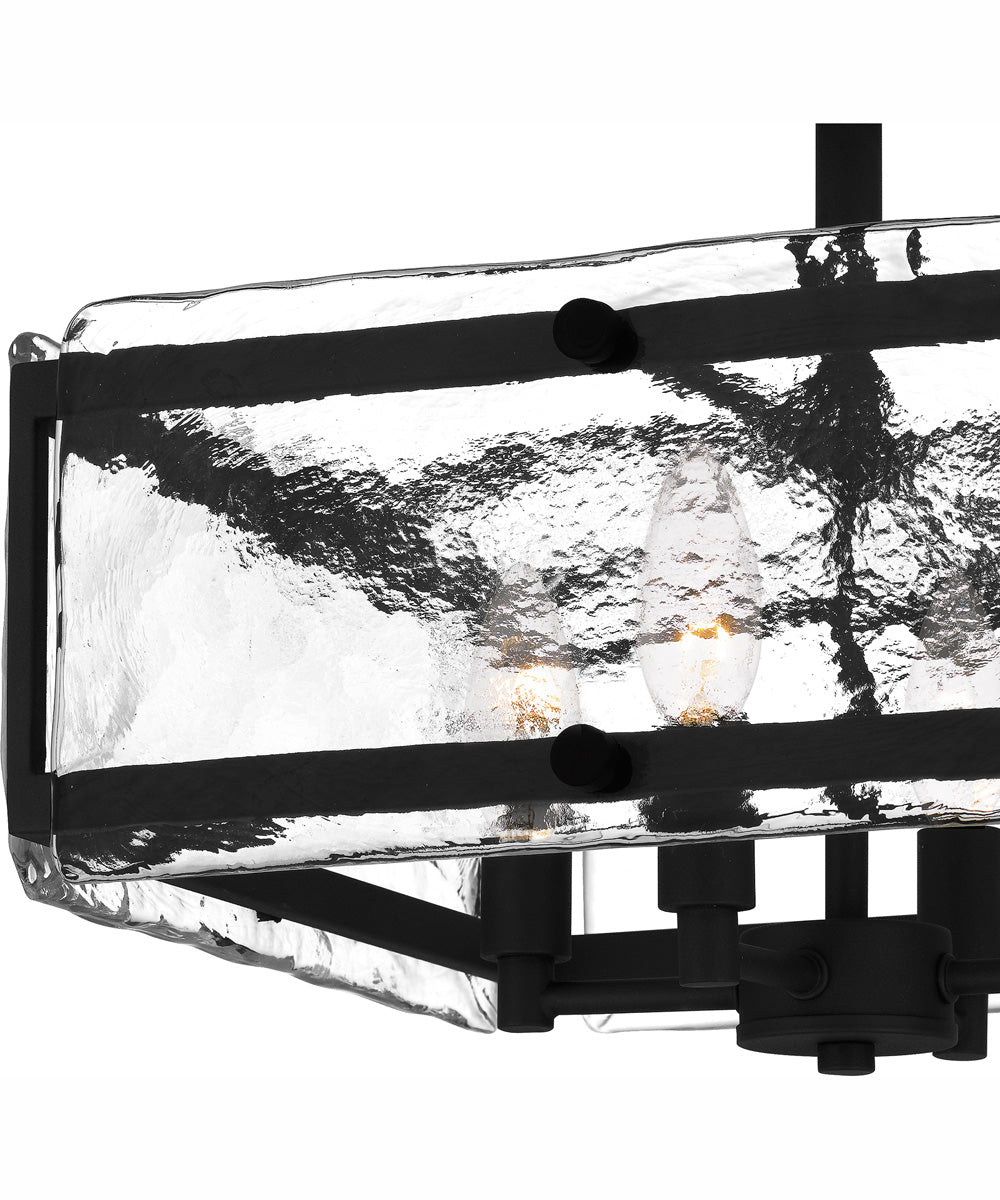 Quoizel Semi-Flush Mount Medium 4-light Semi Flush Mount Earth Black