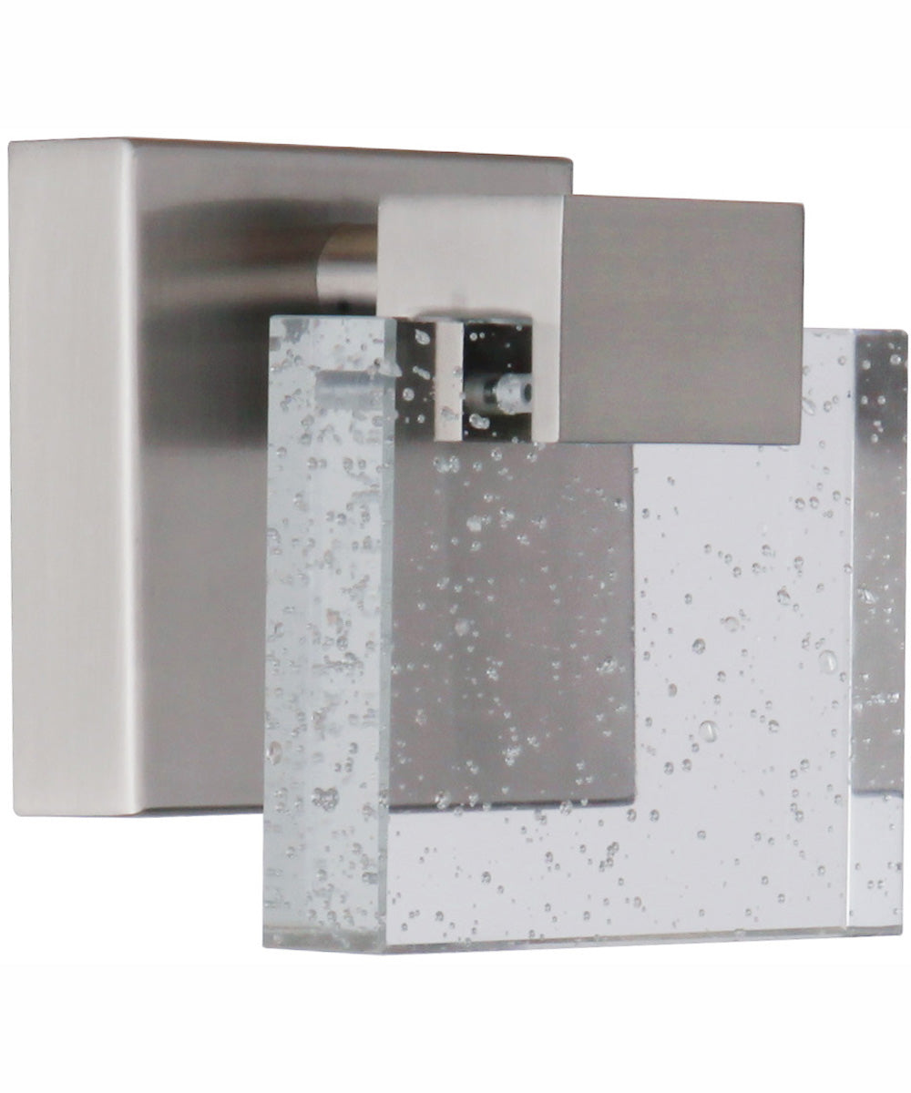 Alamere 1-Light Wall Sconce Brushed Polished Nickel