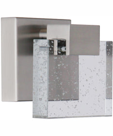 Alamere 1-Light Wall Sconce Brushed Polished Nickel