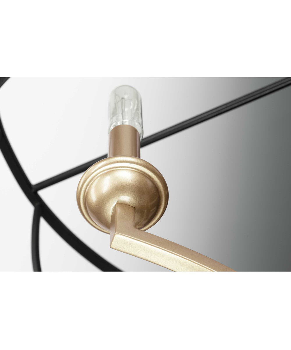 Landree 3-Light Luxe Chandelier Light Matte Black