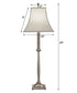 29"H 3-Way Buffet Lamp Antique Nickel