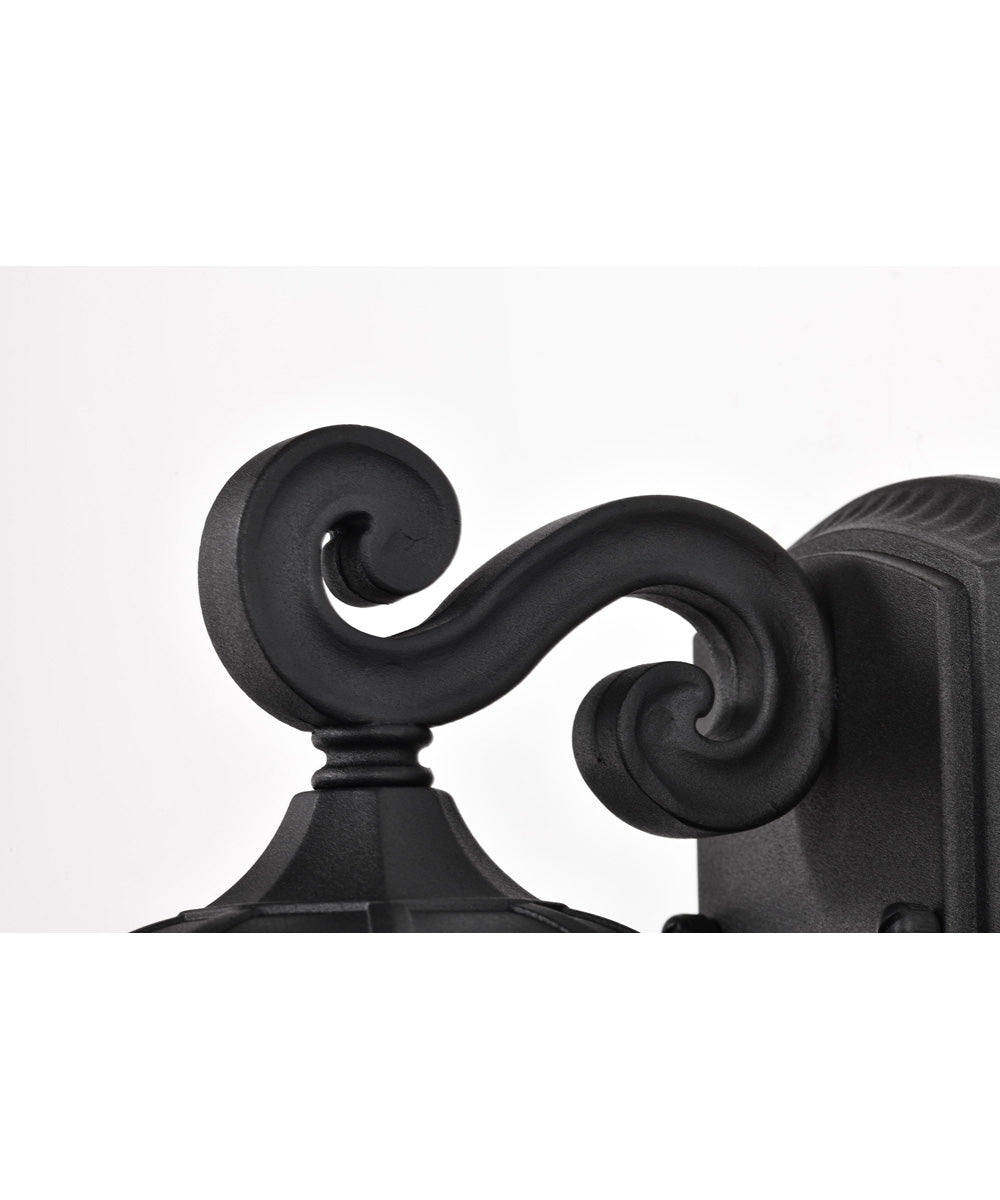 East River 1-Light Outdoor Matte Black