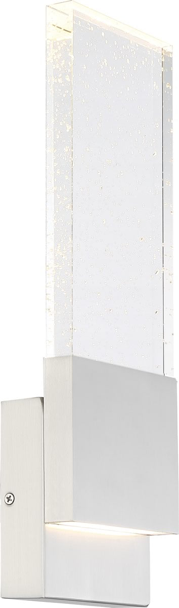 5"W Ellusion 1-Light LED Vanity & Wall Polished Nickel