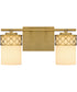 Tenley Medium 2-light Bath Light Aged Brass