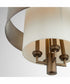 4-light Pendant Dark Brass