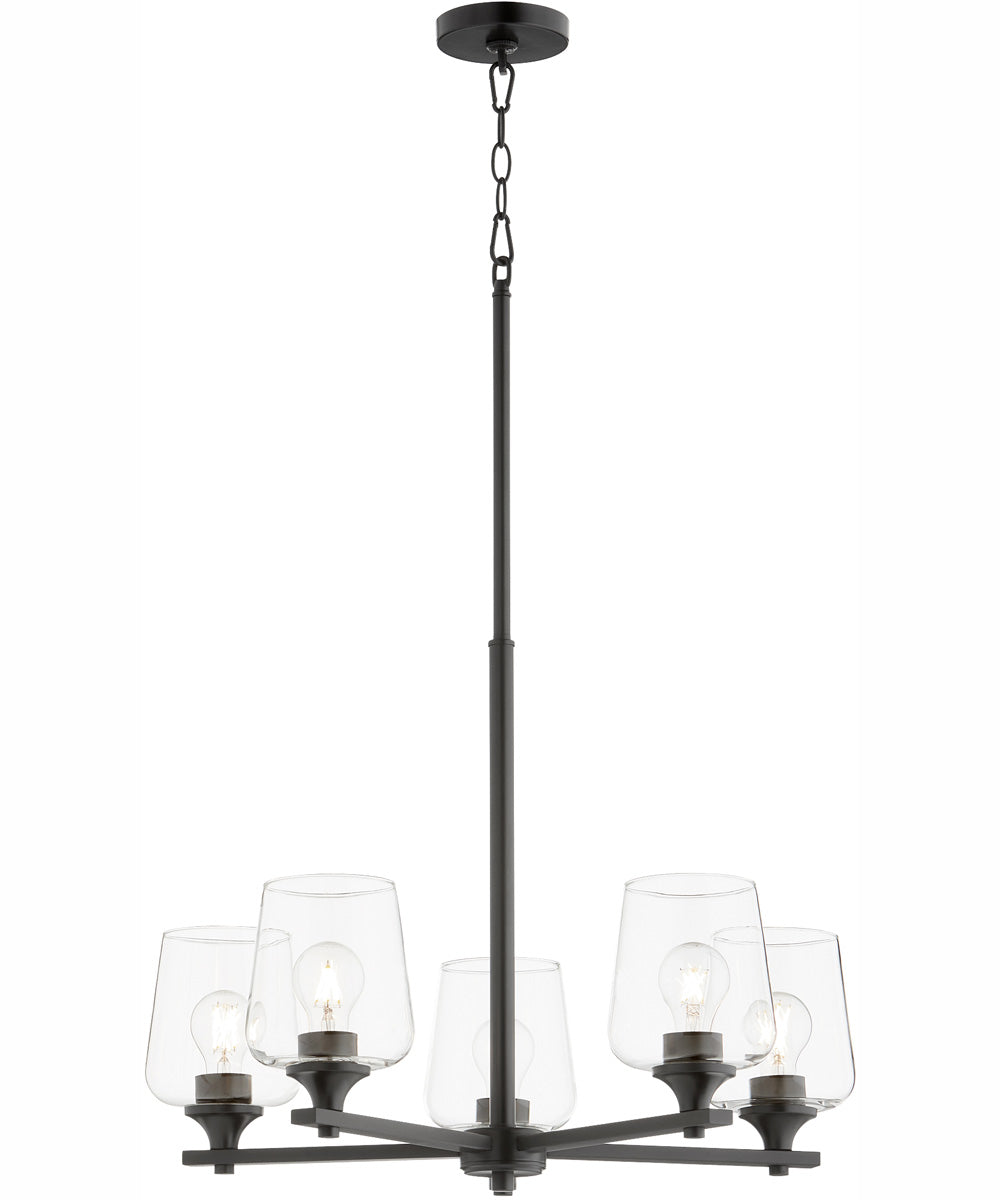 Veno 5-light Chandelier Matte Black