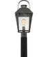 Carriage Large 1-light Outdoor Post Light Mottled Black