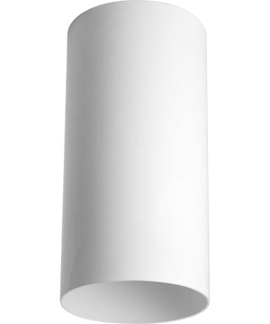 6" LED Outdoor Flush Mount Cylinder White