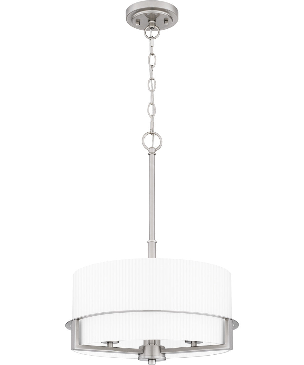 Seymour Large 3-light Pendant Brushed Nickel