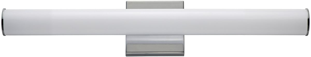 24"W Rail LED Bath Vanity Polished Chrome